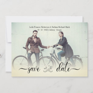 Vélo Vintage romantique Mariage personnalisé Coupl
