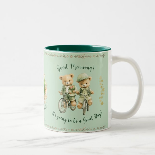 Vélos de Mug Ours En Teddy Irlandais - Grande Jour (Droit)