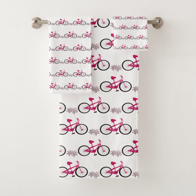 Vélos roses Cycle pour une guérison (En situation)
