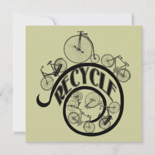 Vélos vintages Recycle Vêtements et cadeaux