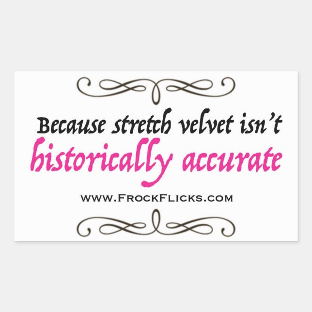 Velours stretch n'est pas exact - Sticker (Devant)