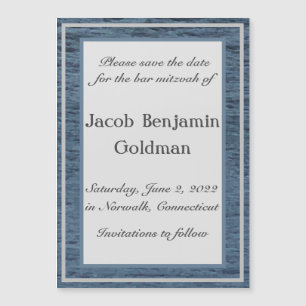 Velvet Seas Magnétique Enregistrer la carte de dat