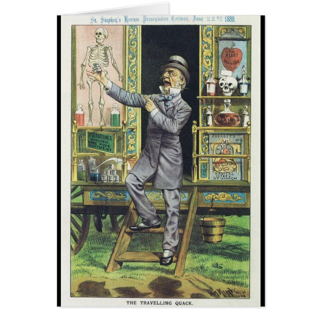 "Vendeur de poudre de perlimpinpin du charlatan de (Devant)