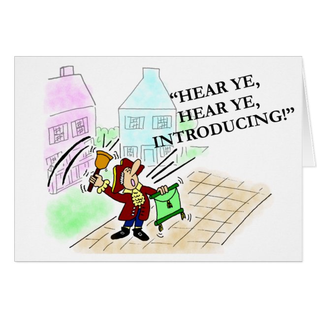 Vendeur Introduction Carte de voeux (Devant horizontal)