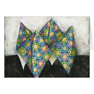 Vendeur Origami Fortune sur papier géométrique