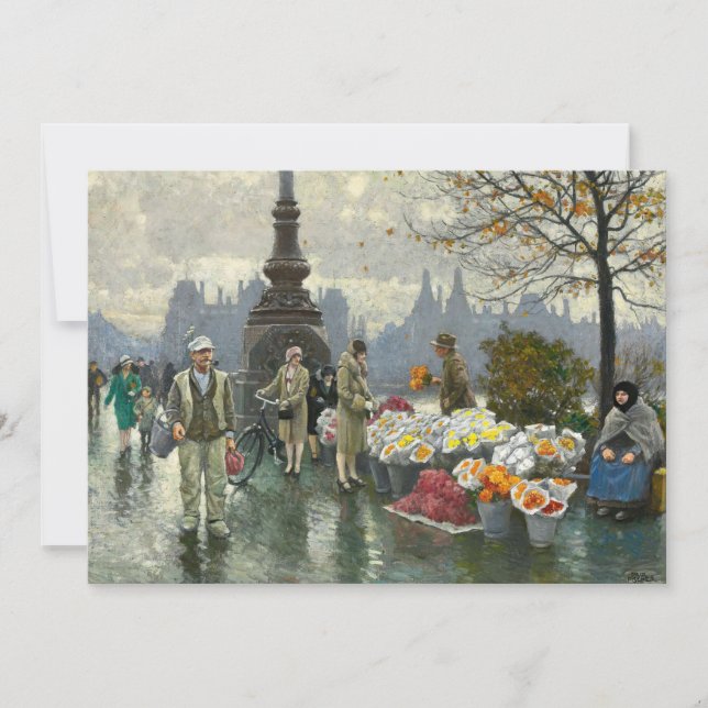 Vendeurs de fleurs | Paul Fischer (Devant)