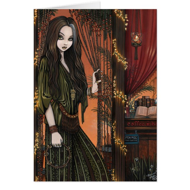 Vendeuse de Bohème de café de Rhianon (Devant)