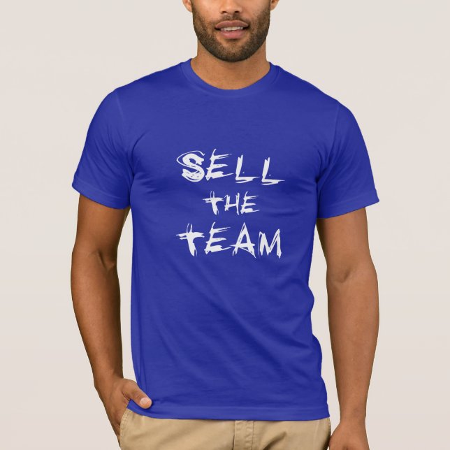 Vendez le T-shirt d'équipe (Devant)