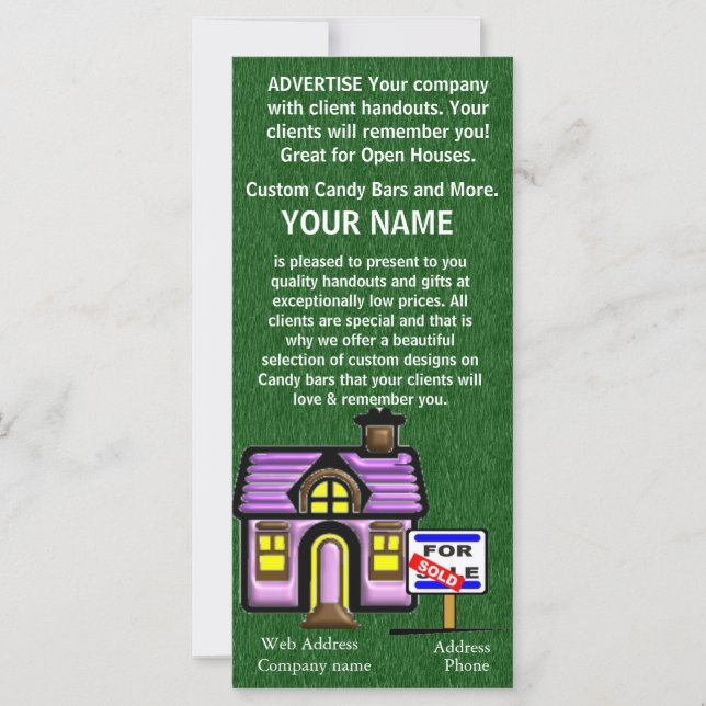 VENDRE AUX Cartes en rack de la Brochure d'entrepr (Devant)