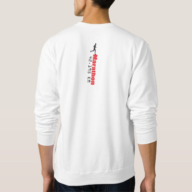 Vendre sweatshirt pour coureur de marathon (Dos)