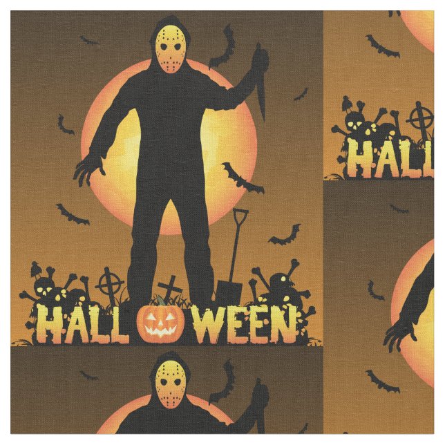 vendredi 13e tissu zombie (Fermer)