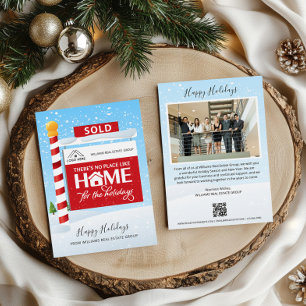 Vendu Signal QR Code Immobilier Carte de Noël