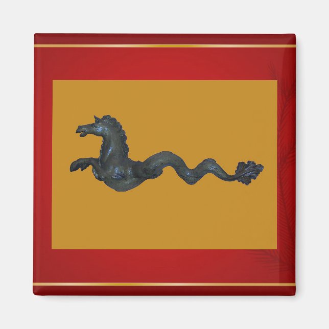 Vénétie Murano Verre Magnet Horse (Devant)