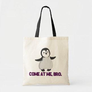 Venez à moi, sac fourre-tout à pingouin de Bro