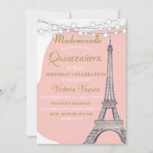 Venez à Paris Invitation