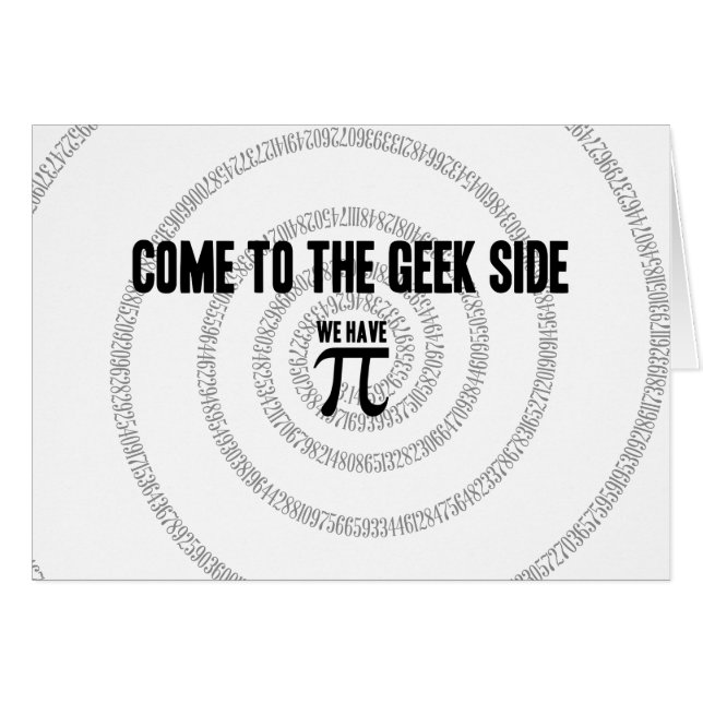 Venez au côté Geek pour Pi Decor (Devant horizontal)