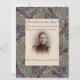 Venez au thé, cher - invitation de partie