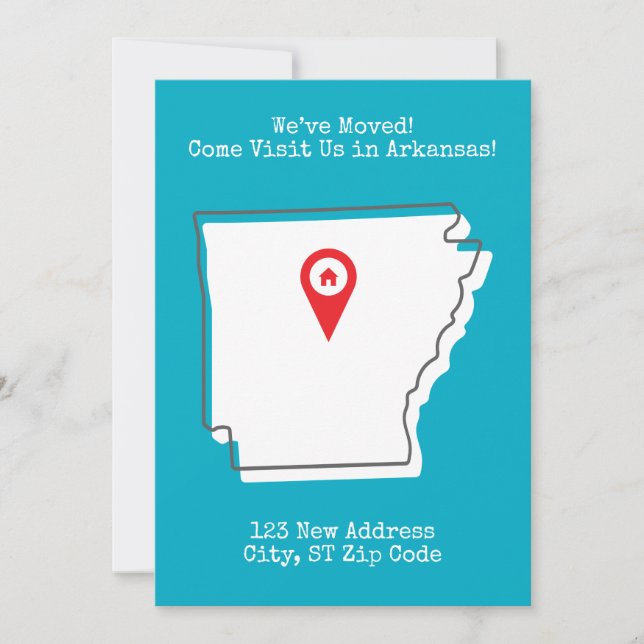 Venez nous rendre visite en Arkansas Faire-part (Devant)