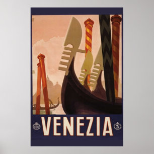 Venezia Vintage Italian Travel Poster