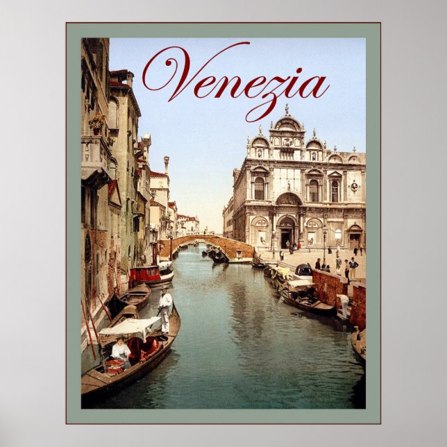 Venezia ~ Vintage Travel Poster (Devant)
