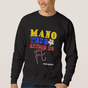 Venezuela Mano tengo Fe Vinotinto Tshirt pour femm