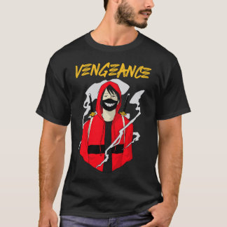 Vengeance - T-shirt Anime noire Samurai