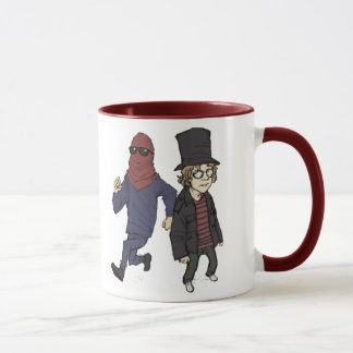 Vengeur rouge et tasse rouge de Dawg