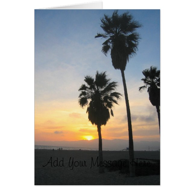 Venice Beach California Sunset (Devant)