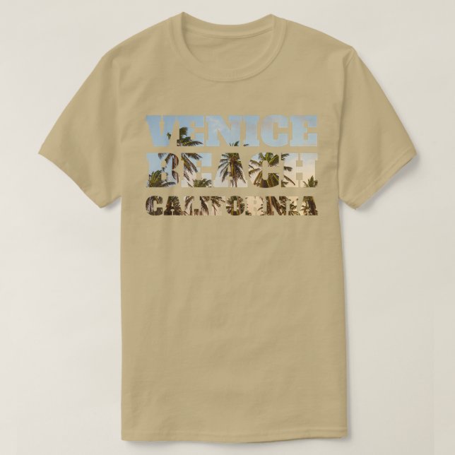 Venice Beach California T-Shirt (Design devant)