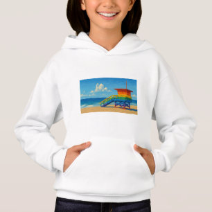 Venice Beach Rainbow Lifeguard Stand
