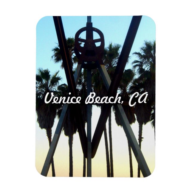 Venice Beach Sky California Souvenir Magnet photo (Vertical)