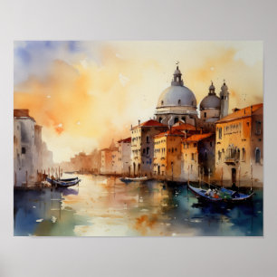 Venice Italie Paysage Art Imprimer Poster