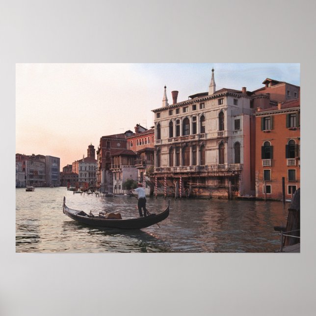 Venice Italie Poster / Gondola (Devant)