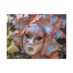 Venise carnaval masque vue toile imprimé
