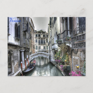 Venise - Carte postale Water Street Scene