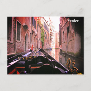 Venise Gondola Ride Italienne Vacances Carte posta