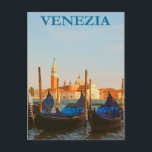 Venise, Italie Gondola Boat Vintage voyage Carte p<br><div class="desc">Venise,  Italie Gondola Boat Vintage voyage Carte postale</div>