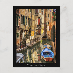 Venise, Italie - Venise Italia Canal Carte Postale