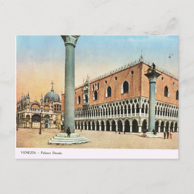 Venise, Réplique Carte Postale Vintage 1910 (Devant)