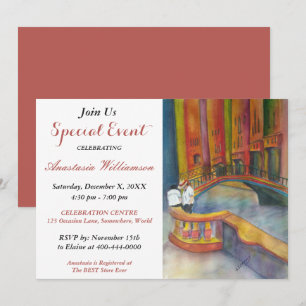 VENISE - UN INVITATION ITALIEN DE LA FÊTE