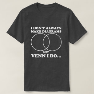 Venn I font le T-shirt de diagrammes