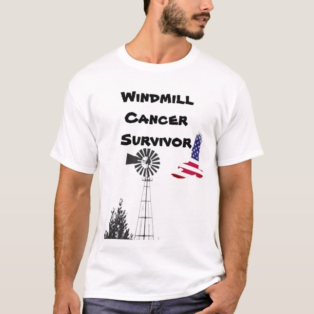 Vent Cancer Survivant T-shirt homme (Devant)