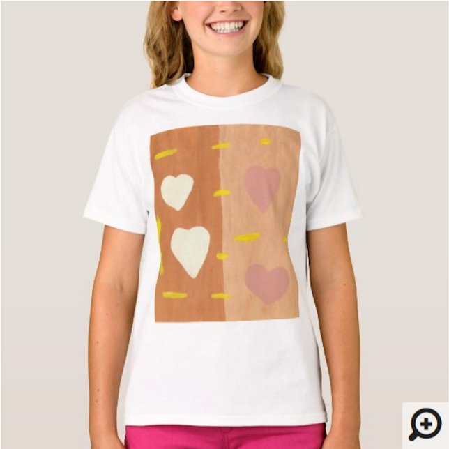 Vent d'amour filles T-shirt basique (Créateur téléchargé)