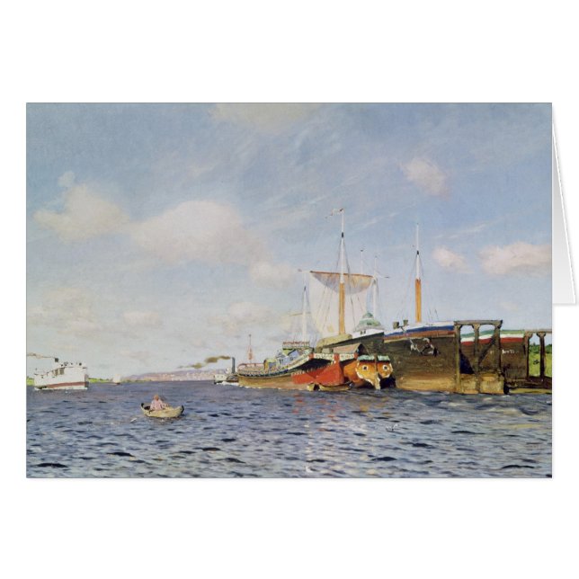 Vent frais sur le Volga, 1895 (Devant horizontal)