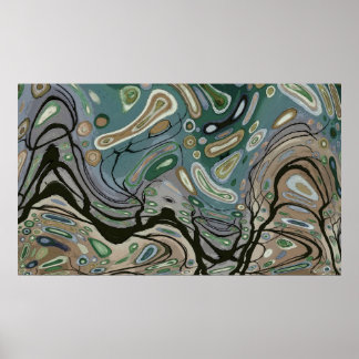 Vent - Poster Abstrait