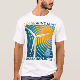 Vent solaire et gaz - le T-shirt des hommes