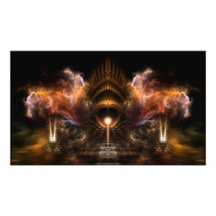 Vent Tempête Fractale Art Photo Élargissement