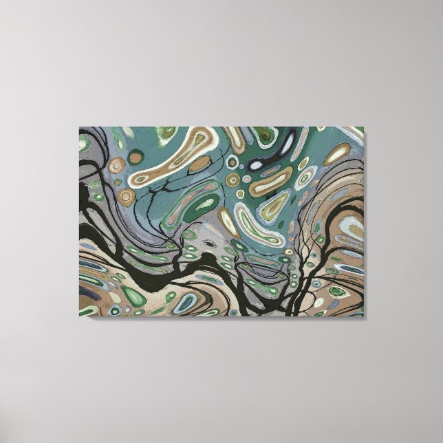 Vent - Toile d'art Abstraite (Recto)