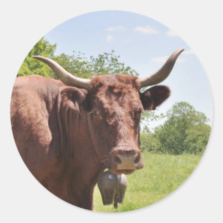 Vente autocollant de vache