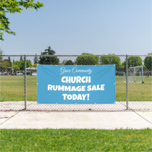 Vente de charité de l'église ! Bannière